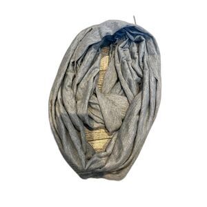 Ardene Solid Plain Gray Grey Circle Infinity Womens Scarf